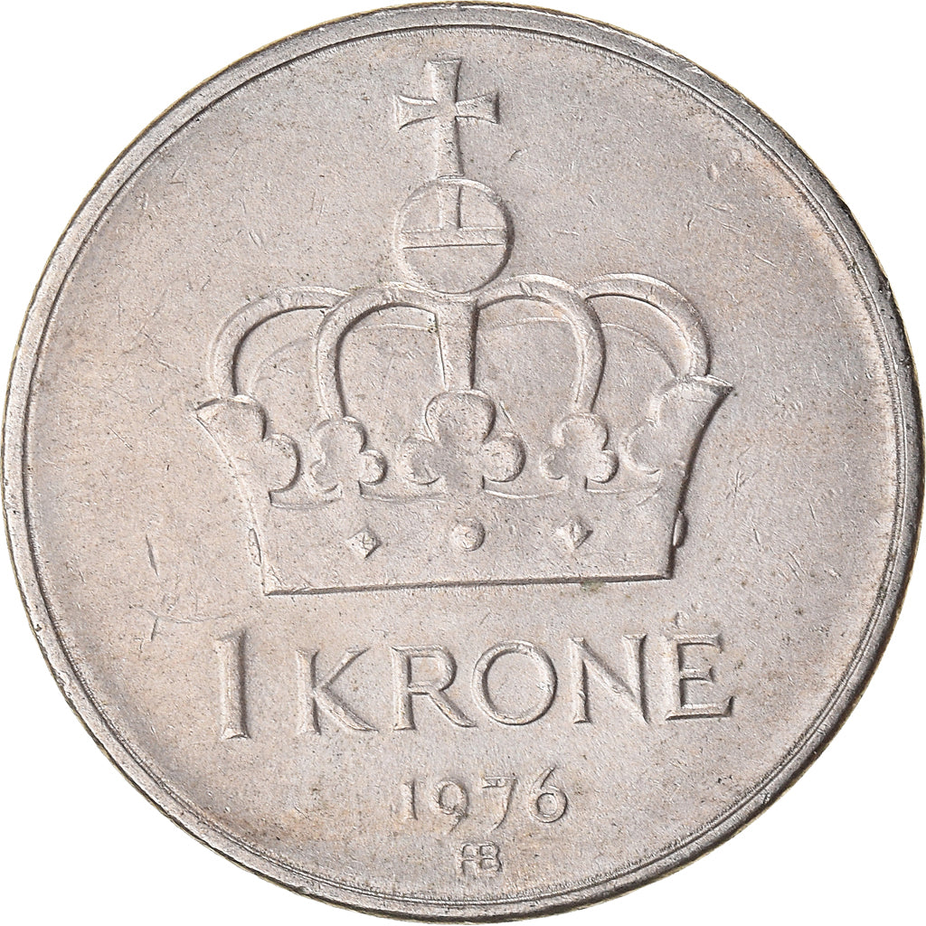 Moneda, Noruega, Krone, 1976