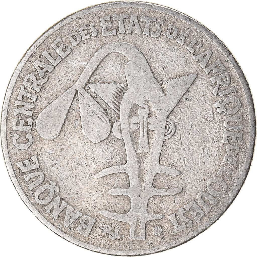 Münze, West African States, 50 Francs, 1980