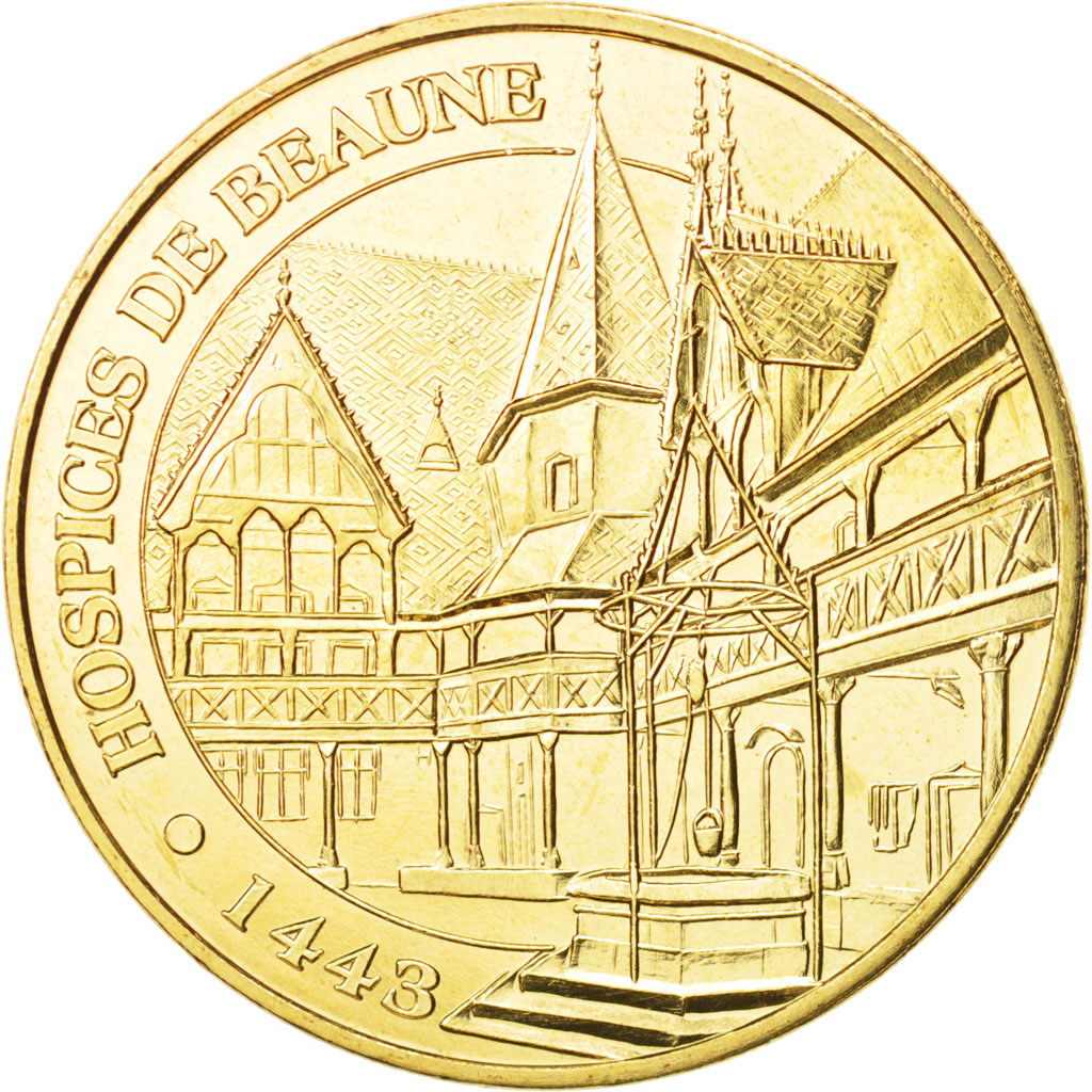 France, Jeton, Tourist Token, 21/ Hospices de Beaune, 2015, Monnaie de Paris