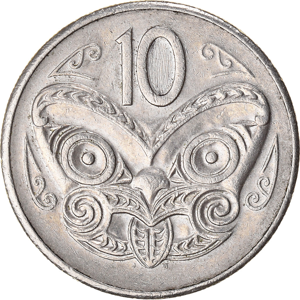 Coin, New Zealand, 10 Cents, 1981