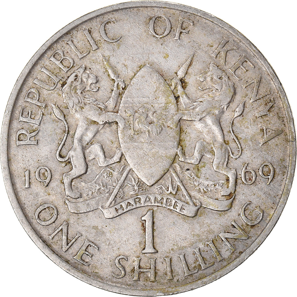 Monnaie, Kenya, Shilling, 1969