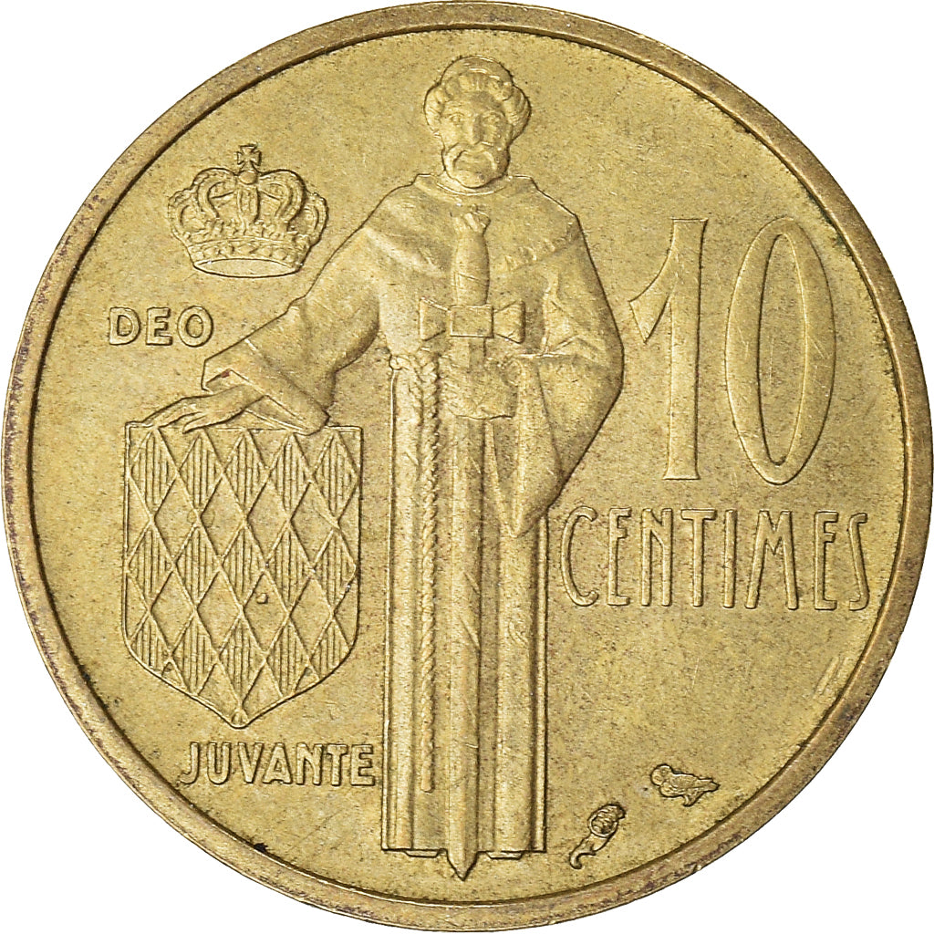Moneta, Monaco, 10 Centimes, 1962