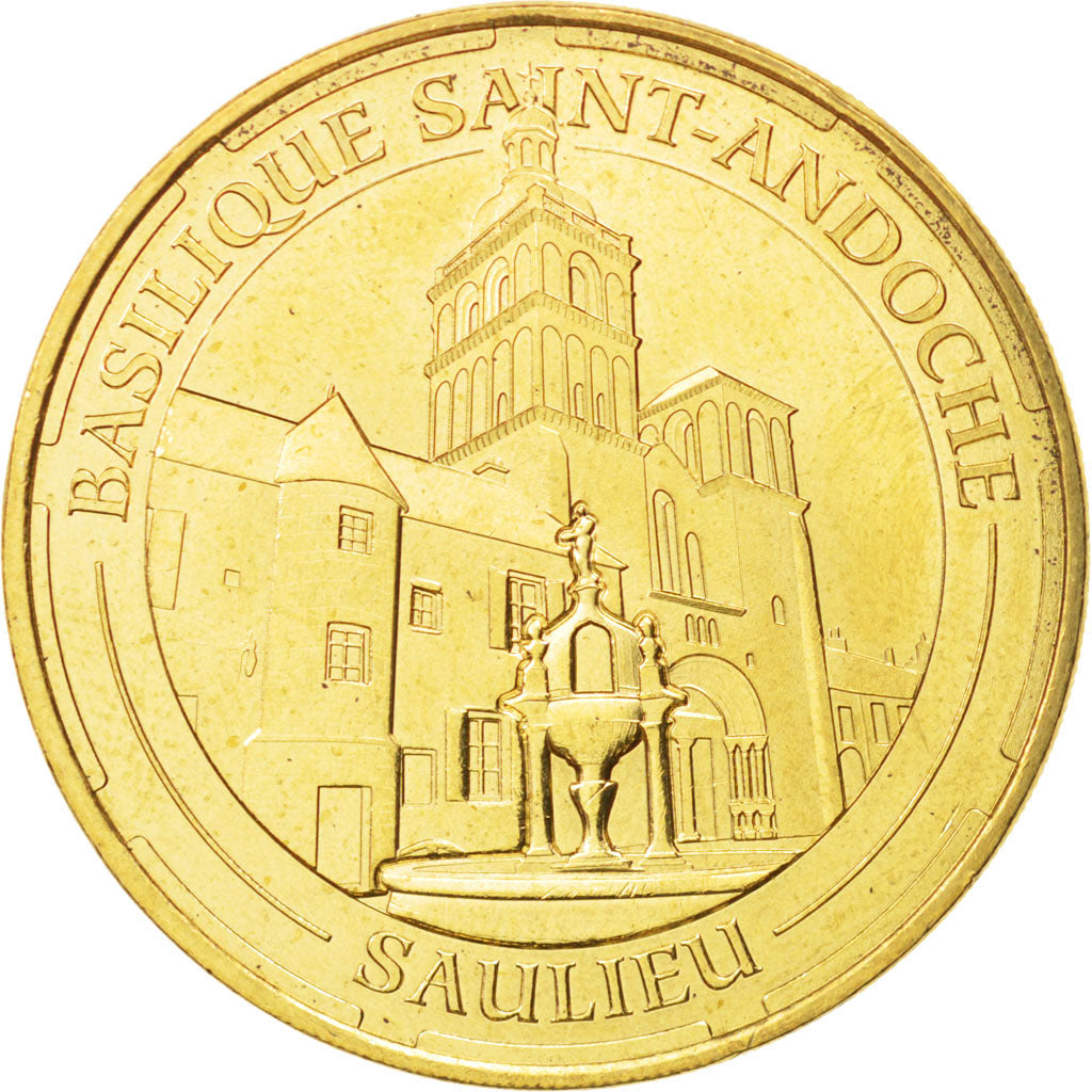 France, Token, Tourist Token, 21/ Basilique Saint-Andoche - Saulieu, 2014