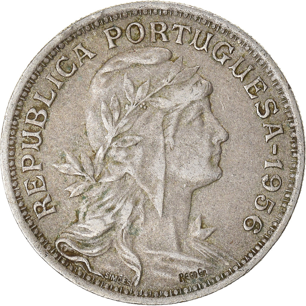 Moneda, Portugal, 50 Centavos, 1956