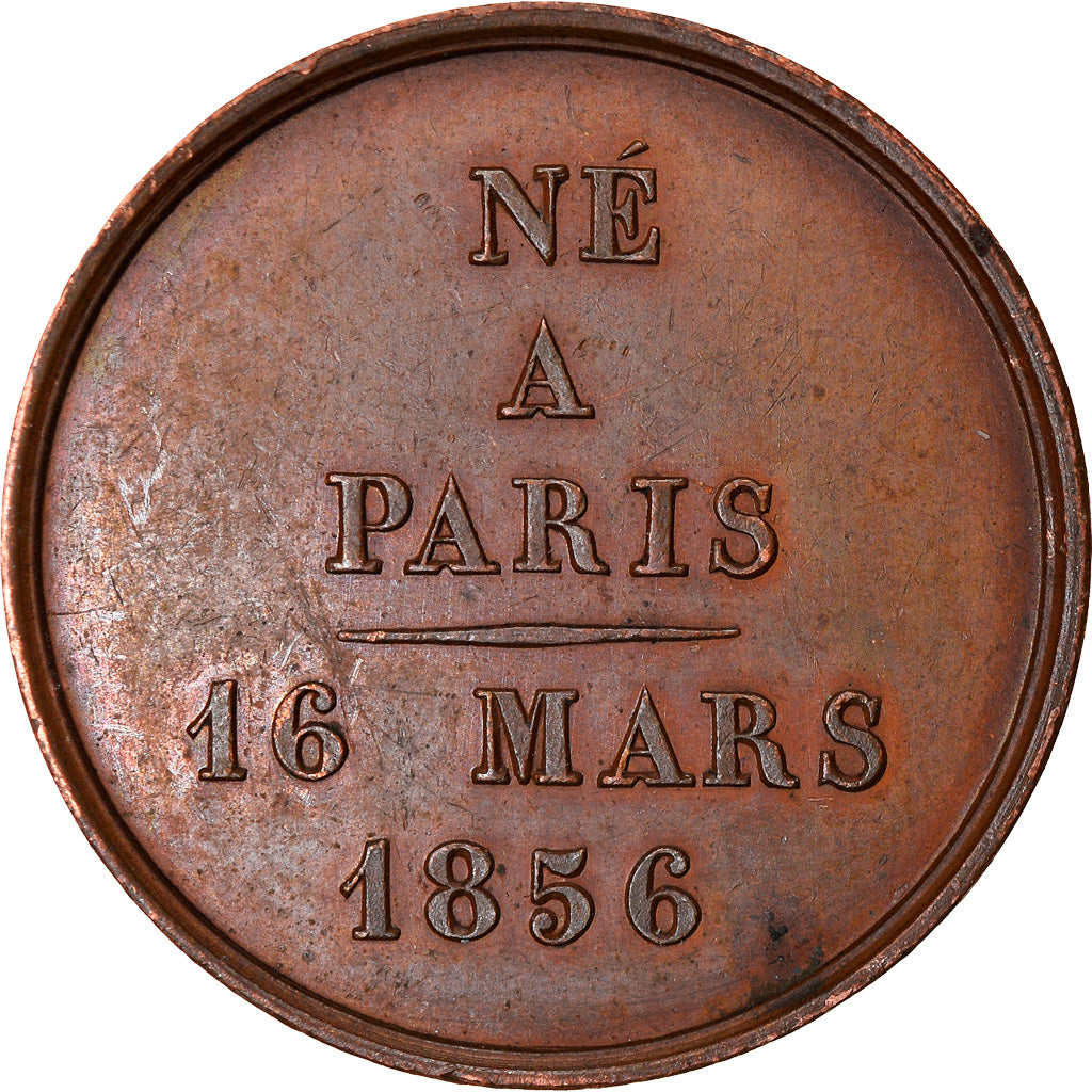 Frankrijk, Token, Second Empire, Naissance de Napoléon Eugène Louis, Prince