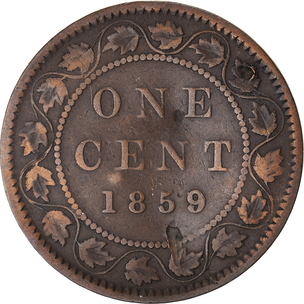 Munten, Canada, Cent, 1859