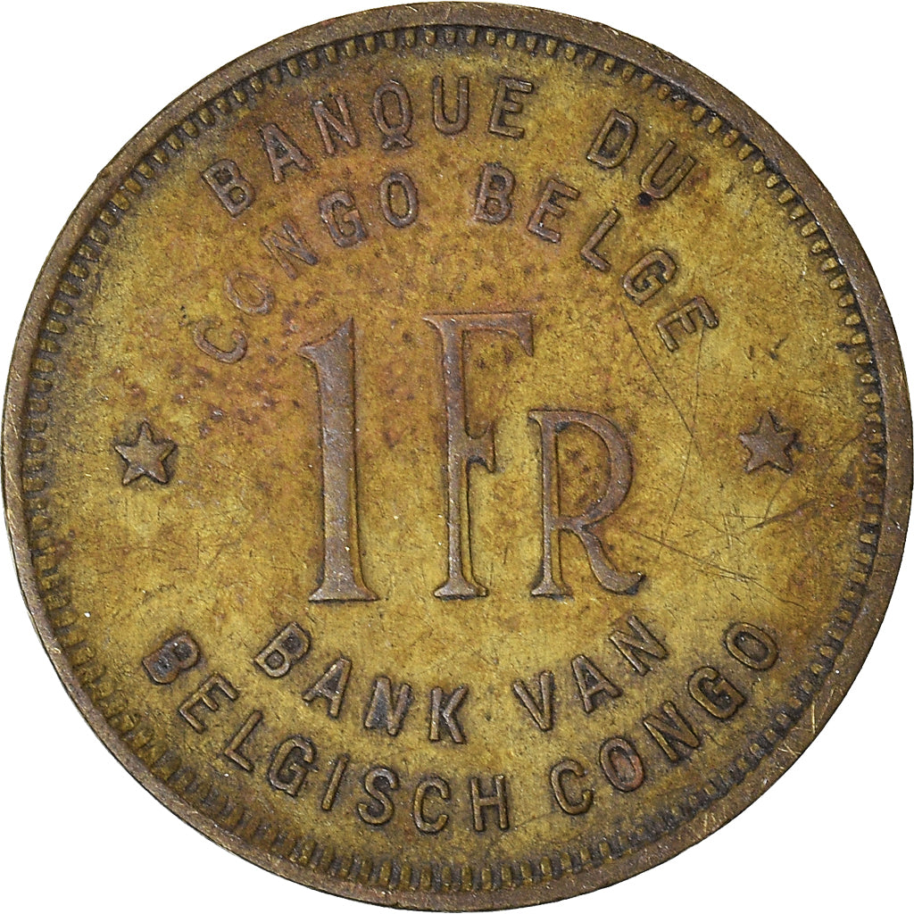 Moneda, Congo belga, Franc, 1944