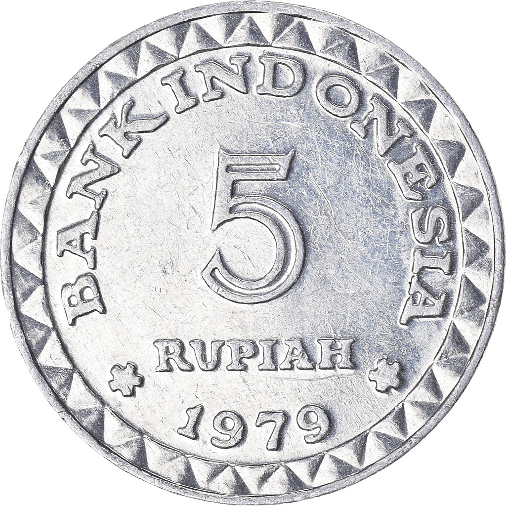 Munten, Indonesië, 5 Rupiah, 1979