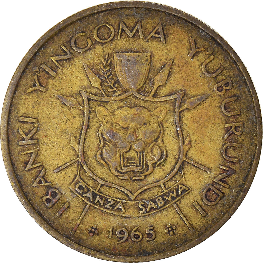 Monnaie, Burundi, Franc, 1965