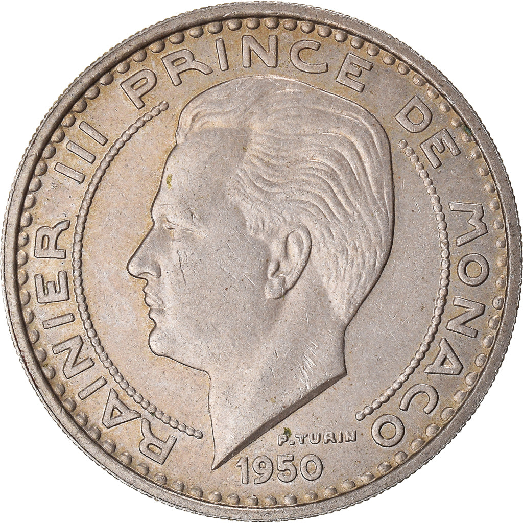 Münze, Monaco, 100 Francs, 1950