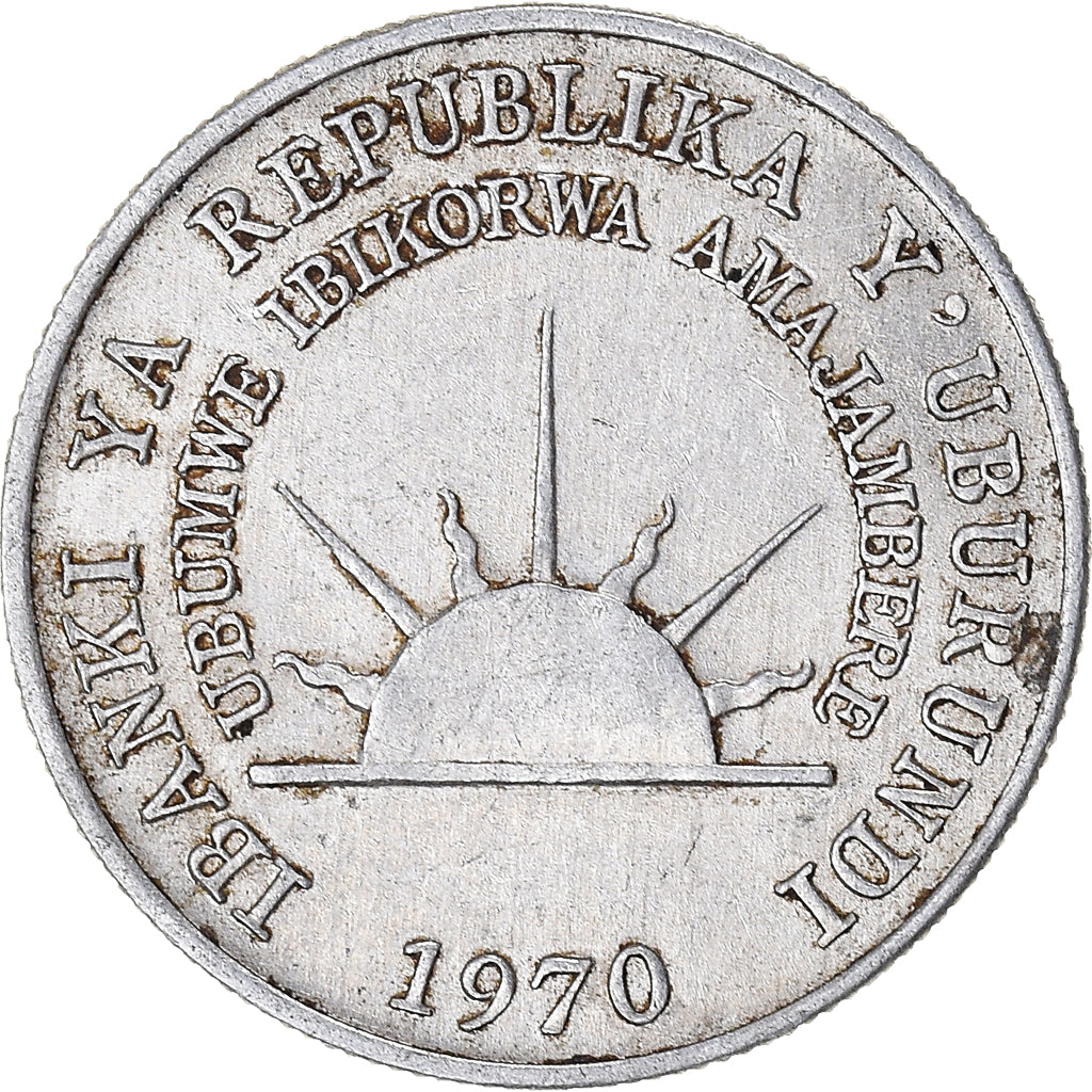 Moneda, Burundi, Franc, 1970