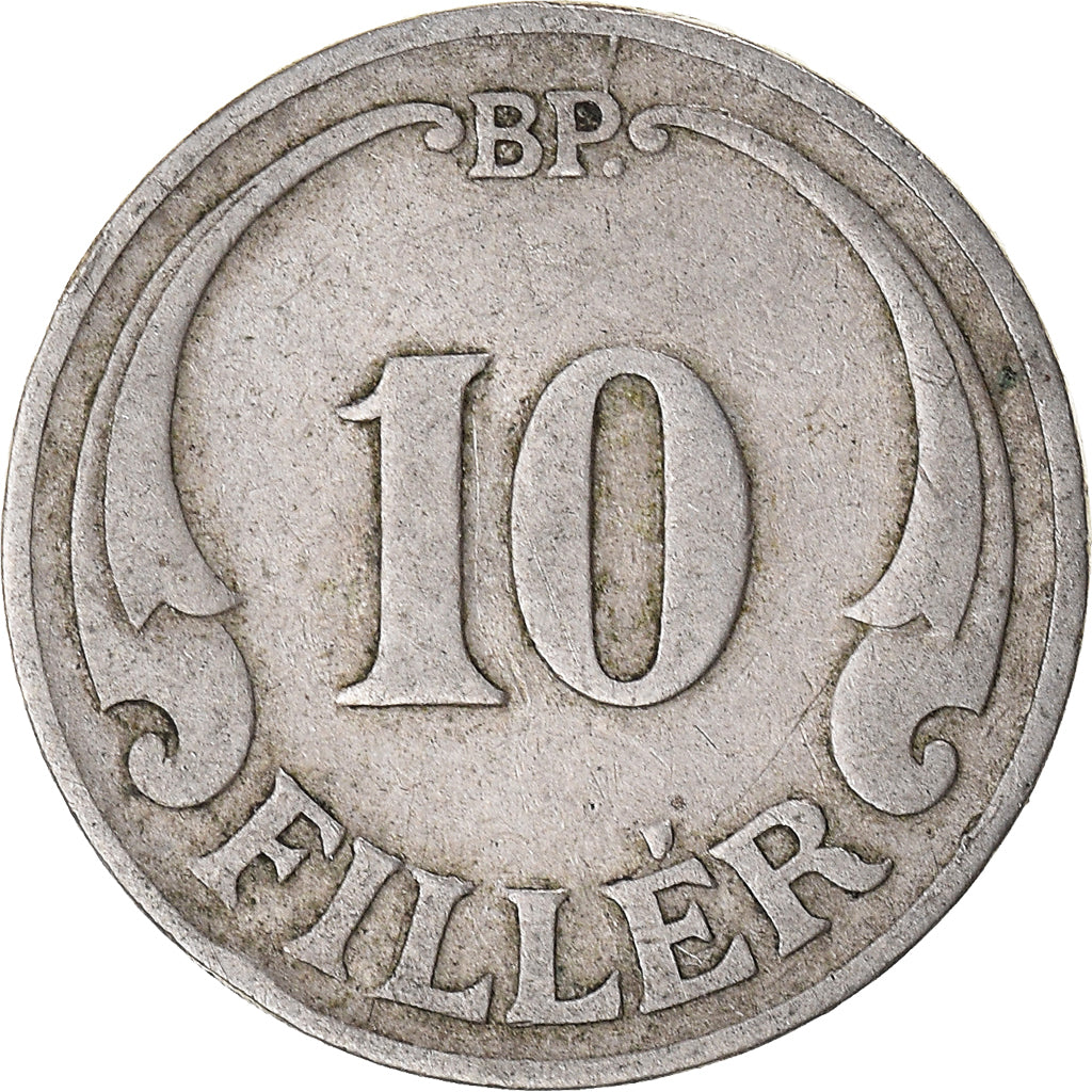 Moneta, Ungheria, 10 Filler, 1926