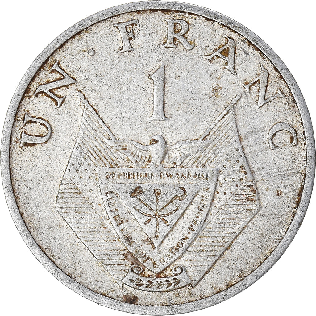 Münze, Ruanda, Franc, 1969