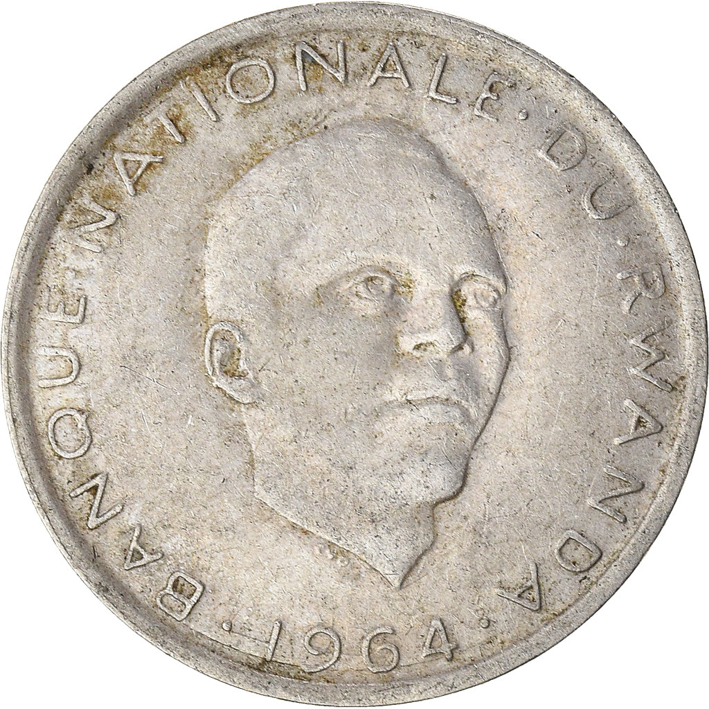 Moneda, Ruanda, Franc, 1964