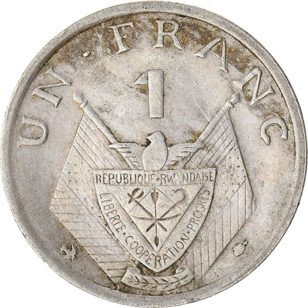 Moneda, Ruanda, Franc, 1964