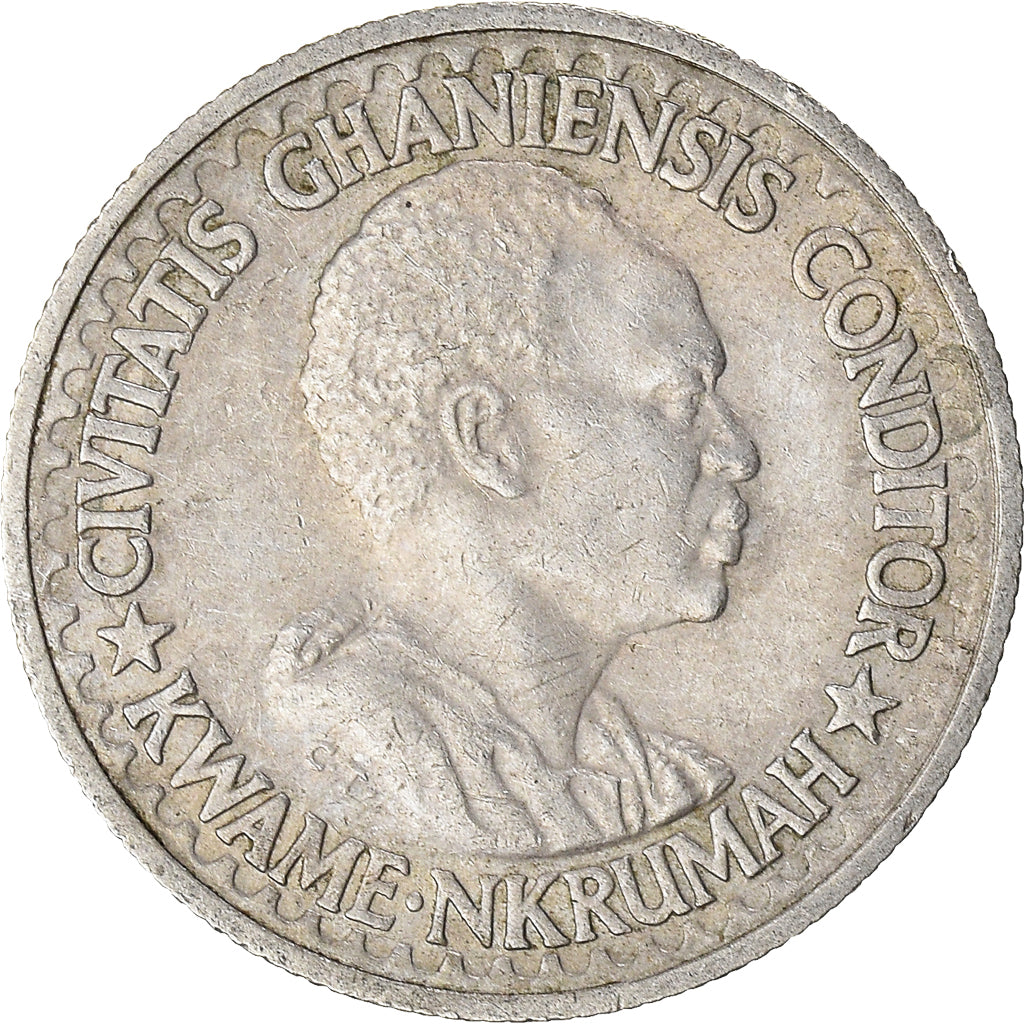 Moneta, Ghana, 10 Pesewas, 1965