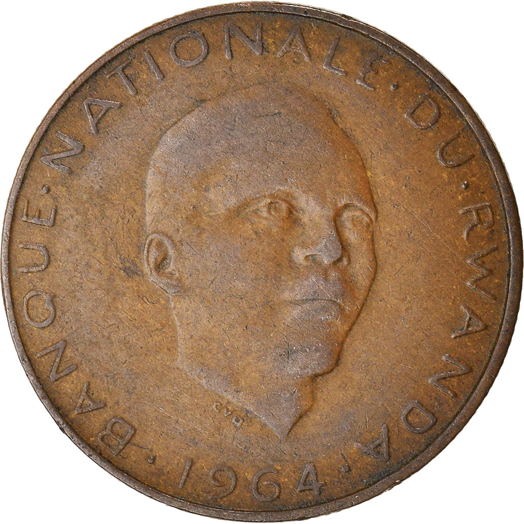 Munten, Rwanda, 5 Francs, 1964