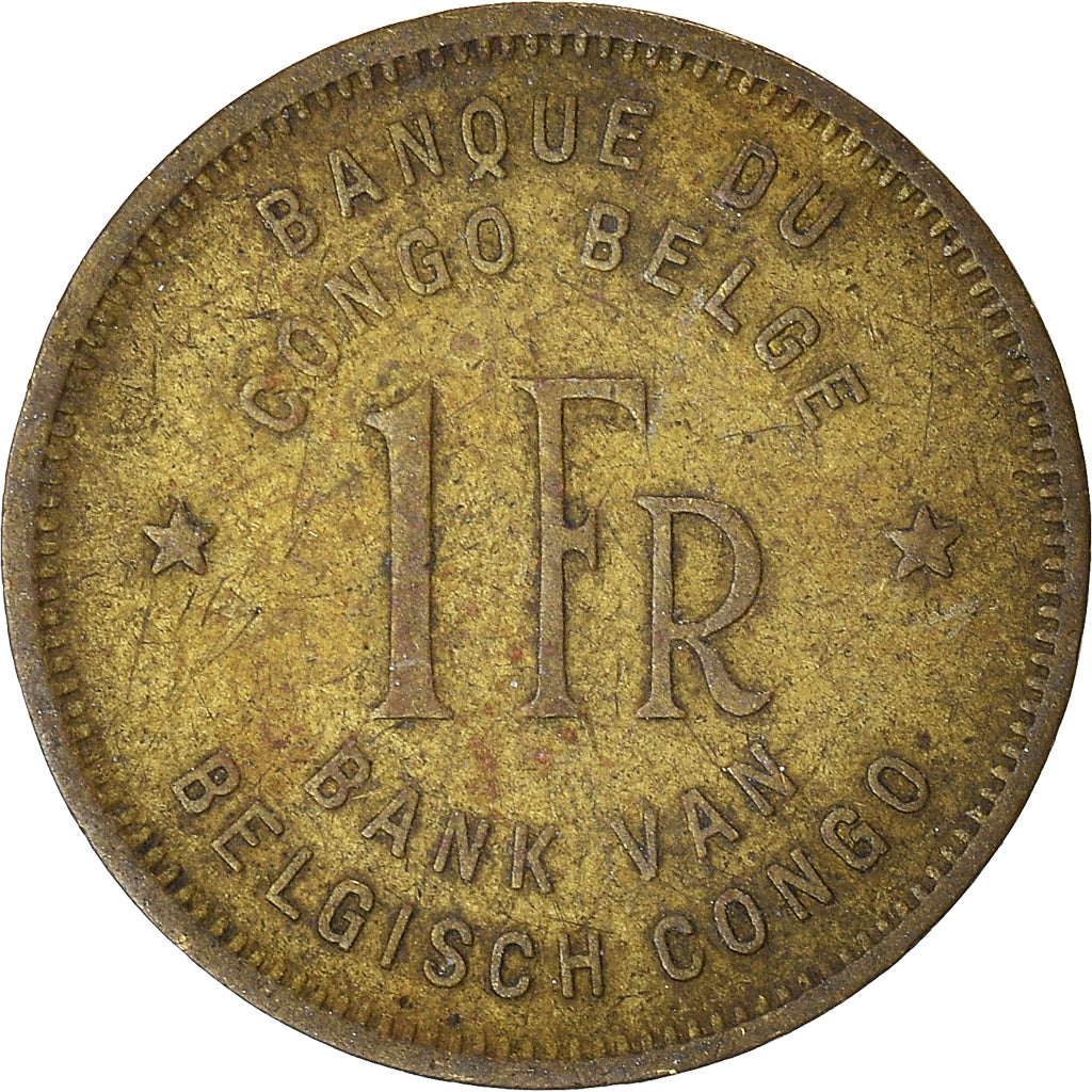 Coin, Belgian Congo, Franc, 1949