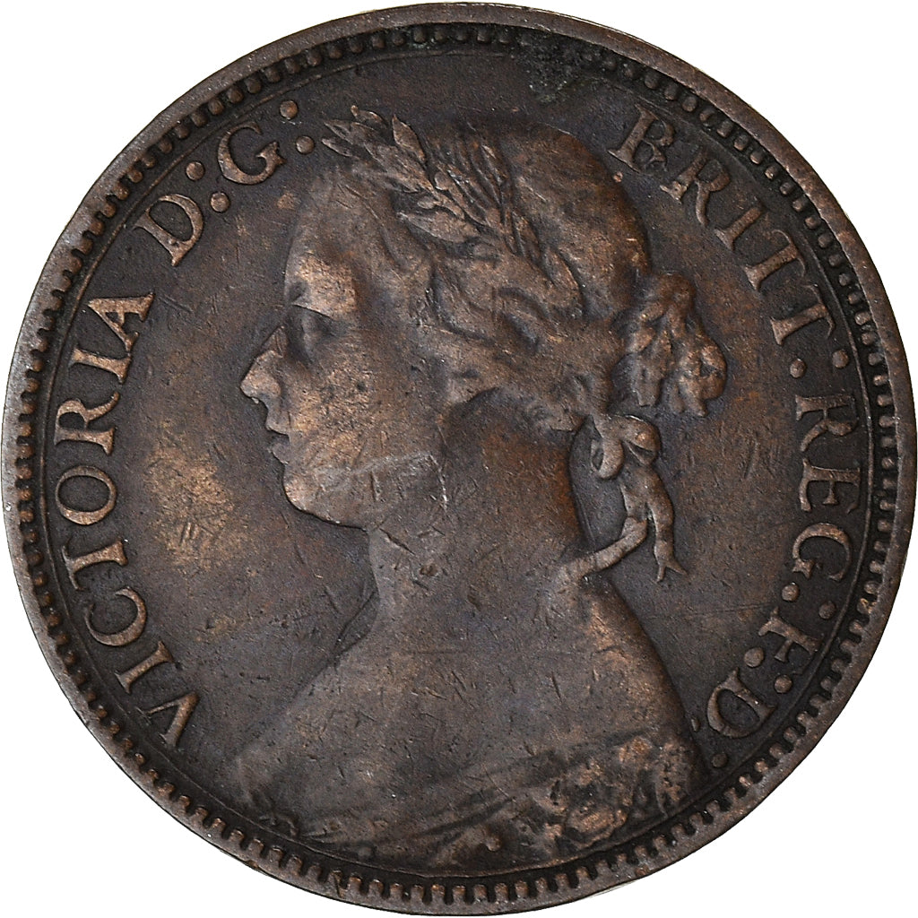 Coin, Great Britain, Farthing, 1875