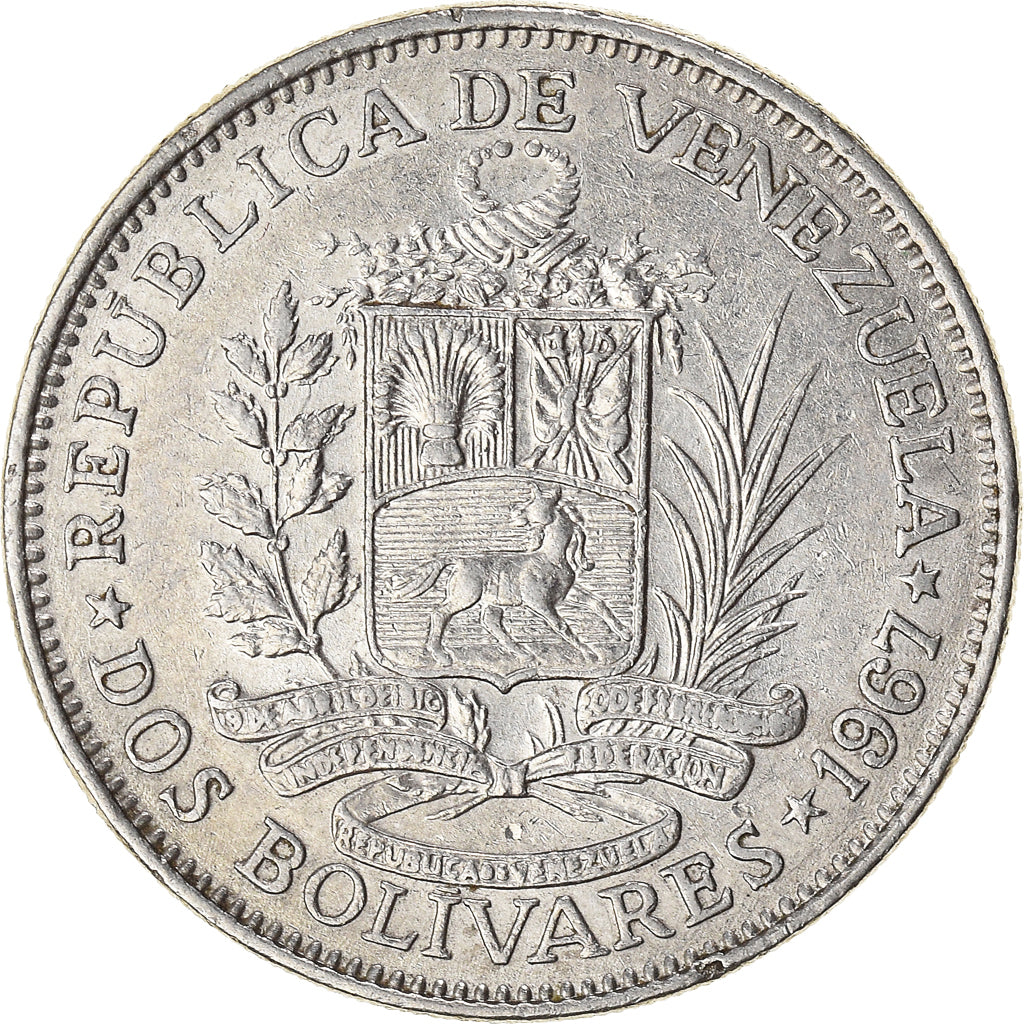 Monnaie, Venezuela, Bolivar, 1967