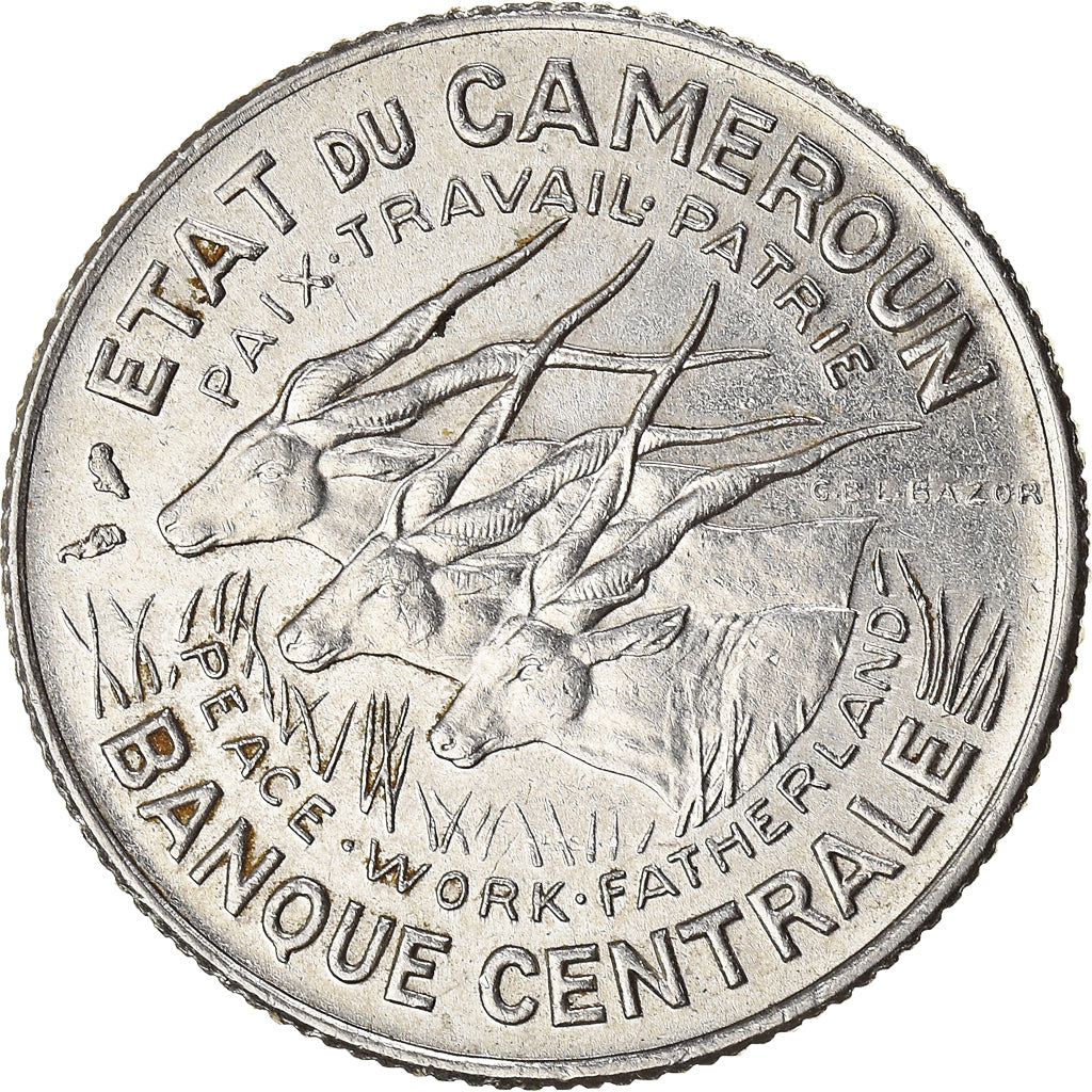 Moneda, Camerún, 100 Francs, 1966