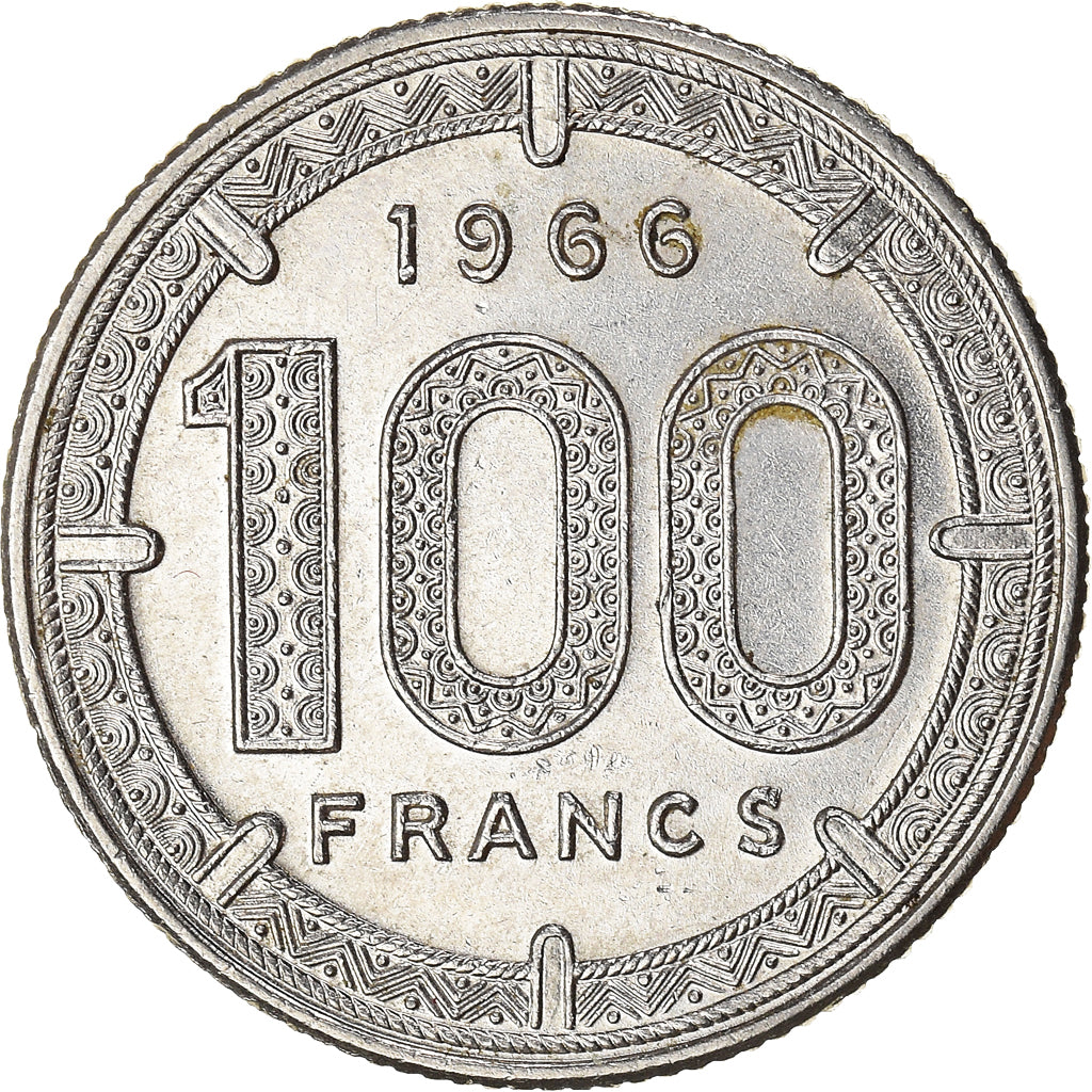 Moneda, Camerún, 100 Francs, 1966