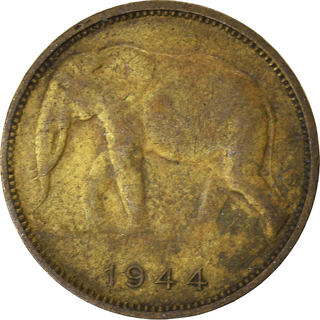 Coin, Belgian Congo, Franc, 1944