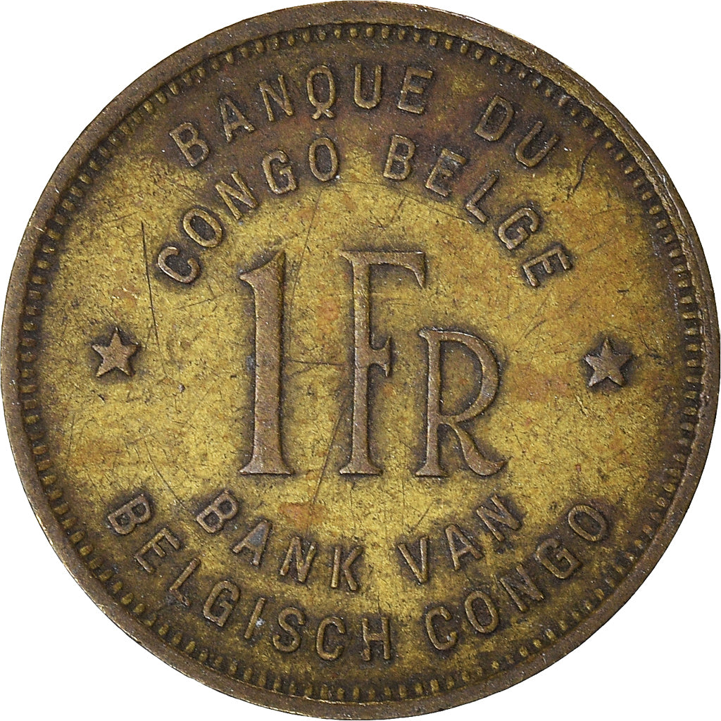 Moneta, Congo belga, Franc, 1949