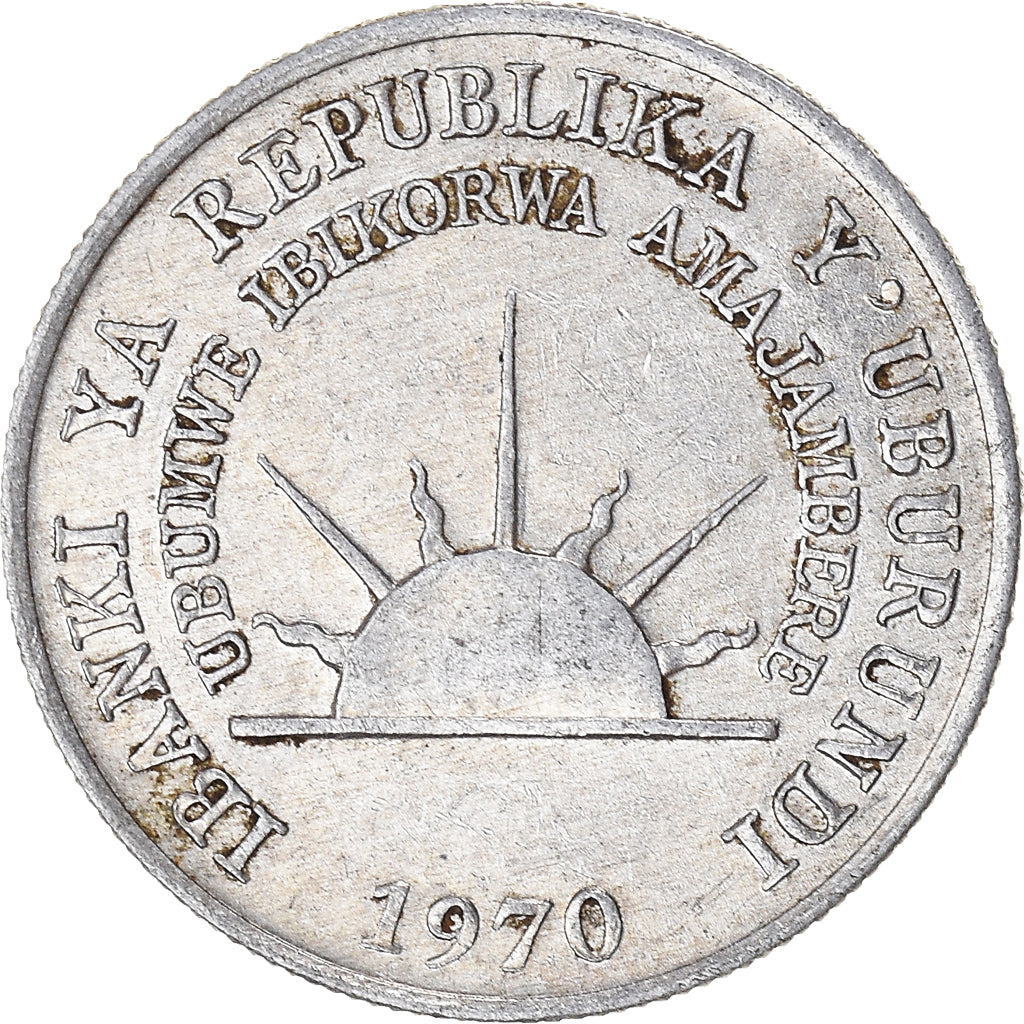 Munten, Burundi, Franc, 1970