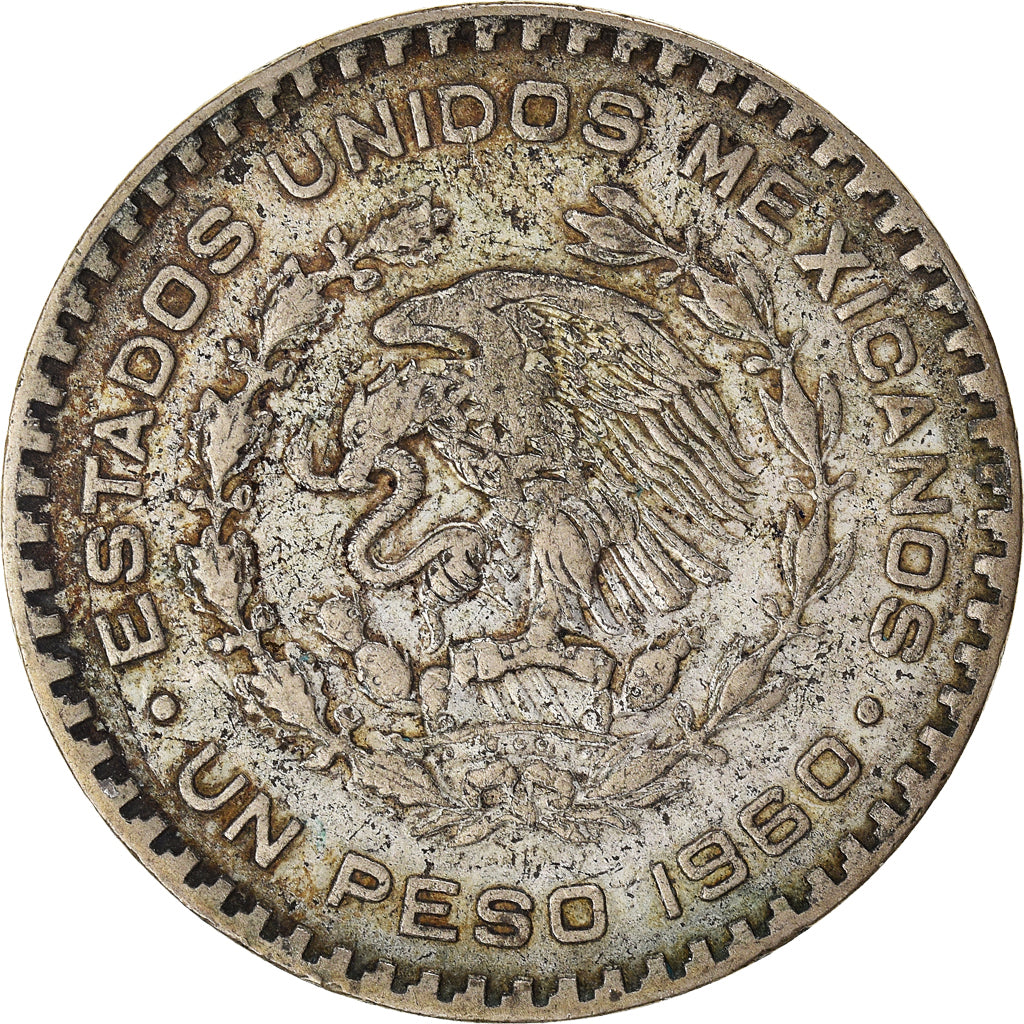 Coin, Mexico, Peso, 1960