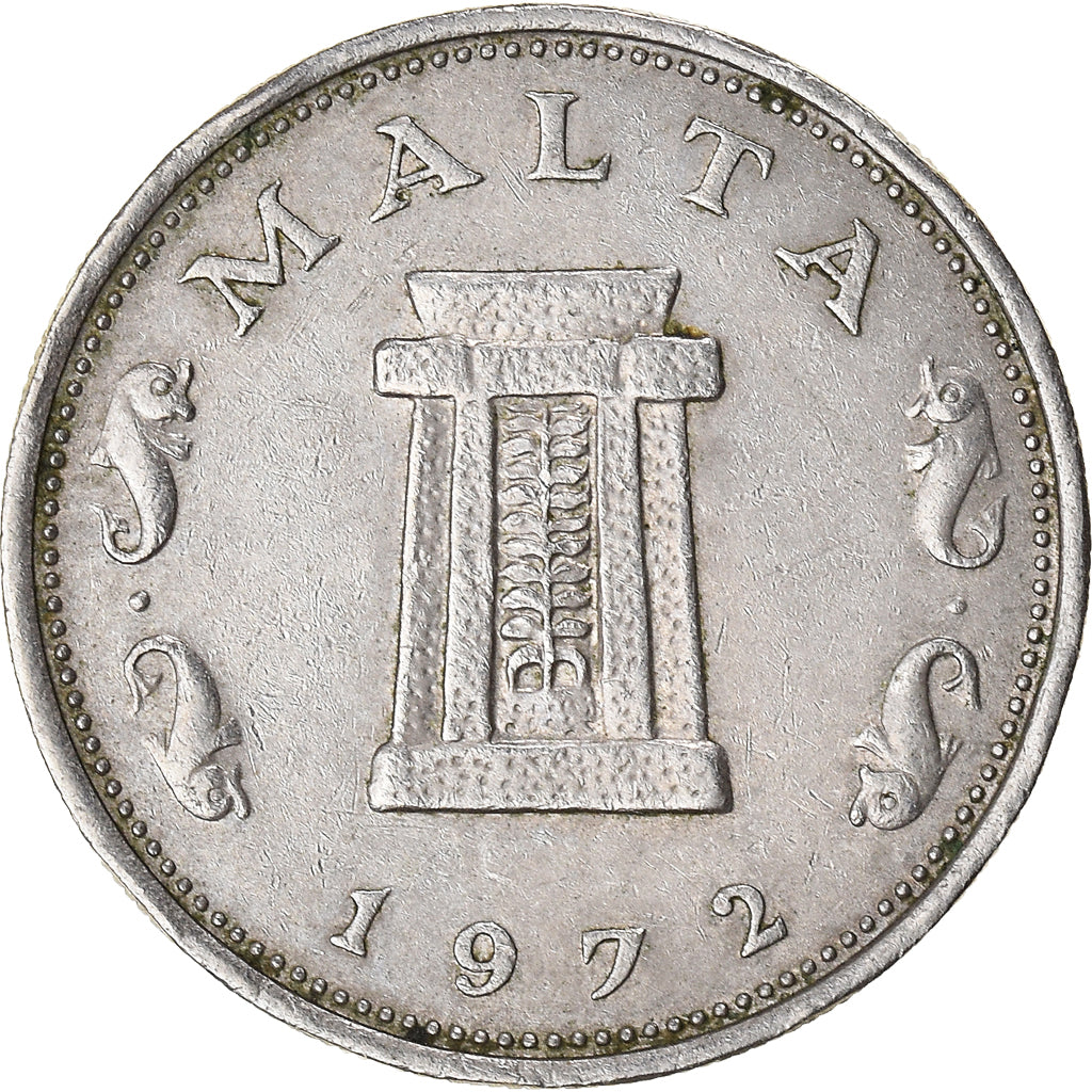 Moneta, Malta, 5 Cents, 1972