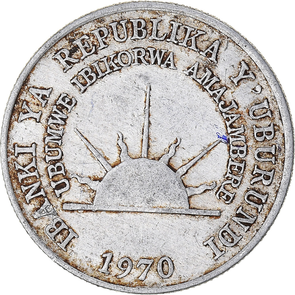 Moneda, Burundi, Franc, 1970