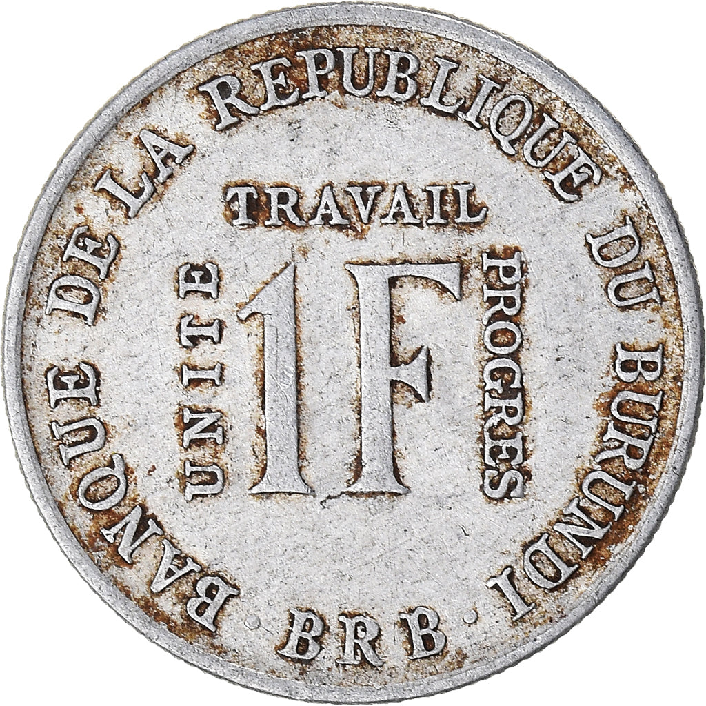 Moneda, Burundi, Franc, 1970