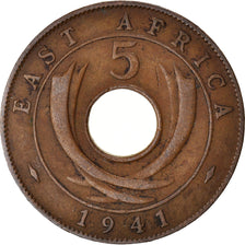Coin, EAST AFRICA, 5 Cents, 1941