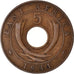 Coin, EAST AFRICA, 5 Cents, 1941