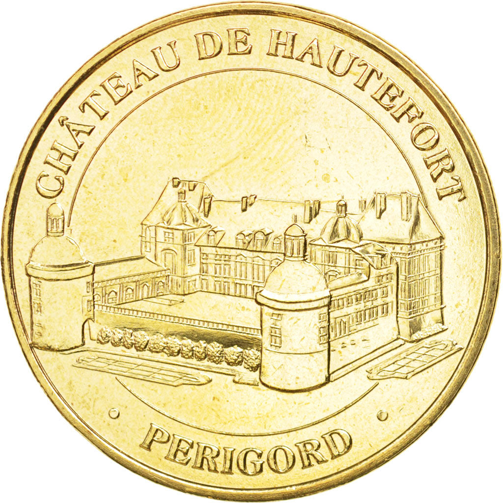 France, Jeton, Tourist Token, 24/ Château de Hautefort, 2015, Monnaie de Paris