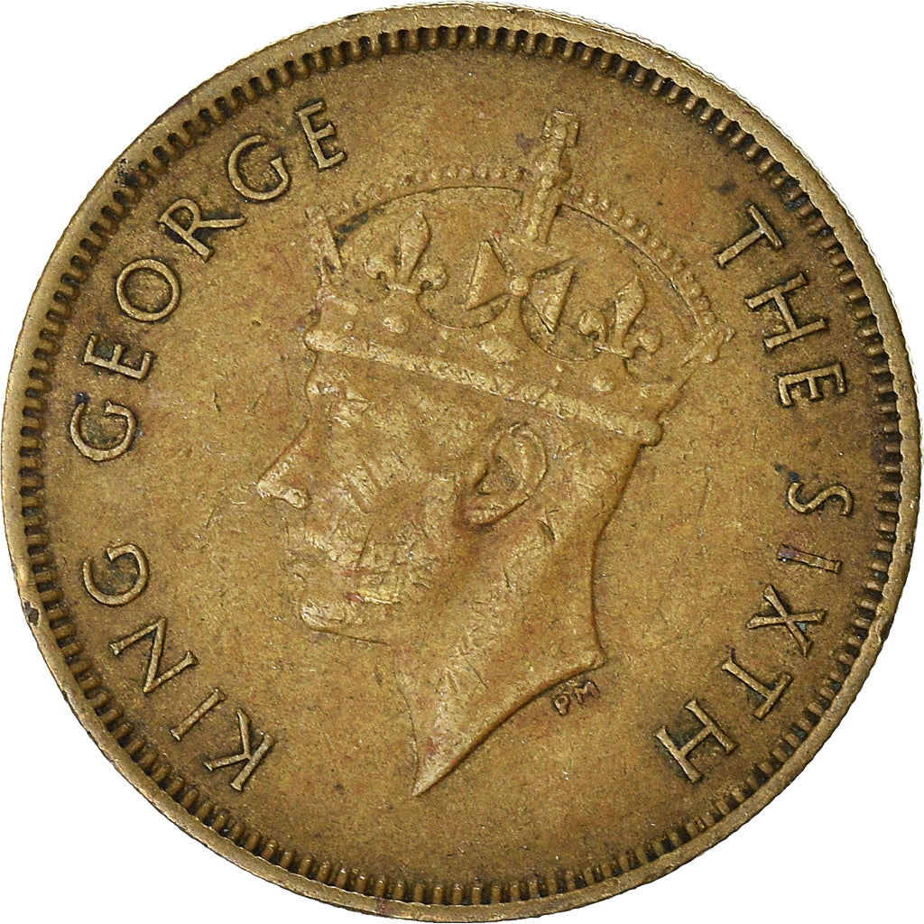 Moneda, Hong Kong, 10 Cents, 1950
