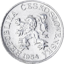 Coin, Czechoslovakia, 3 Halere, 1954