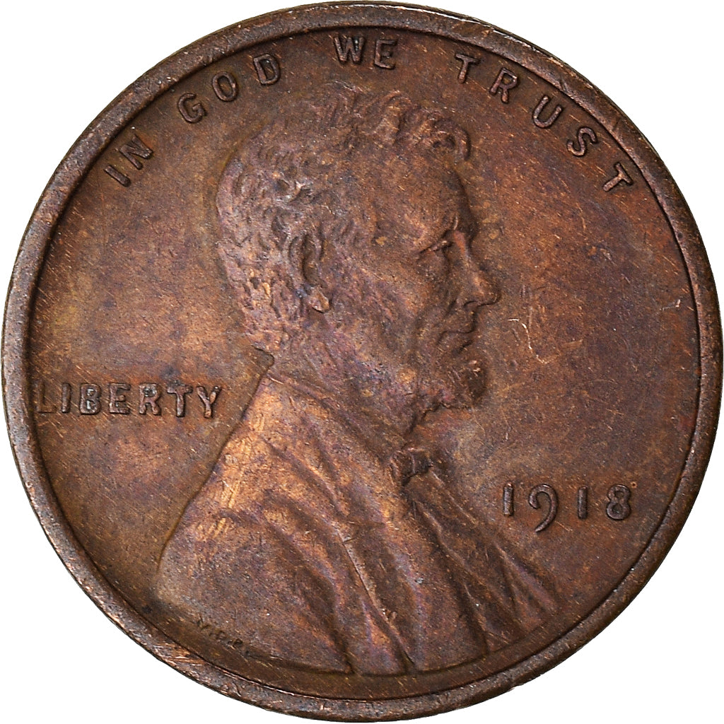 Moneta, USA, Cent, 1918