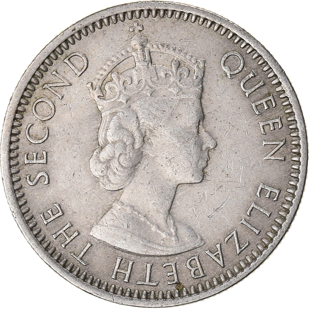 Münze, MALAYA & BRITISH BORNEO, 10 Cents, 1961