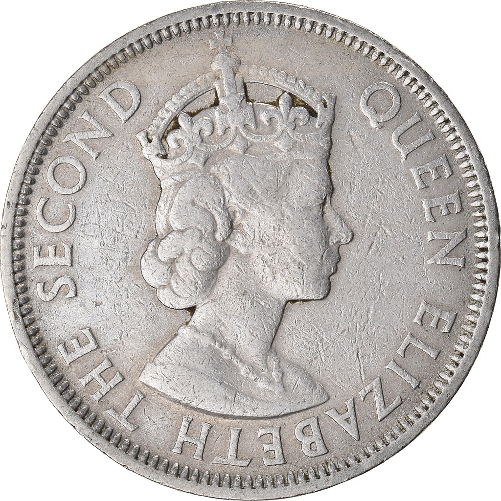 Coin, Mauritius, Rupee, 1956