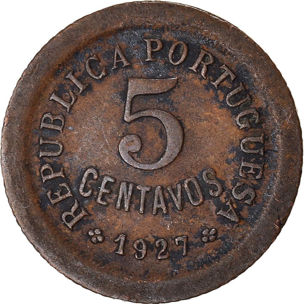 Moneda, Portugal, 5 Centavos, 1927