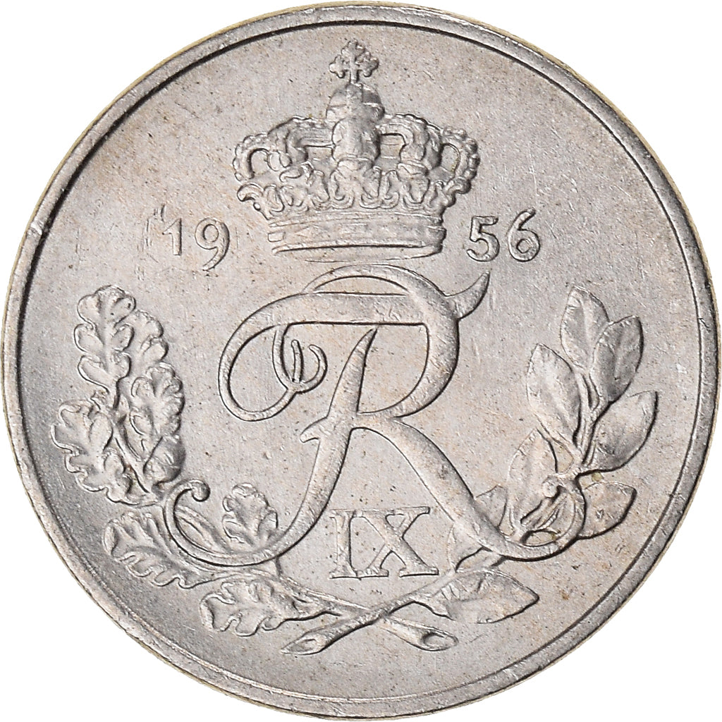 Coin, Denmark, 10 Öre, 1956