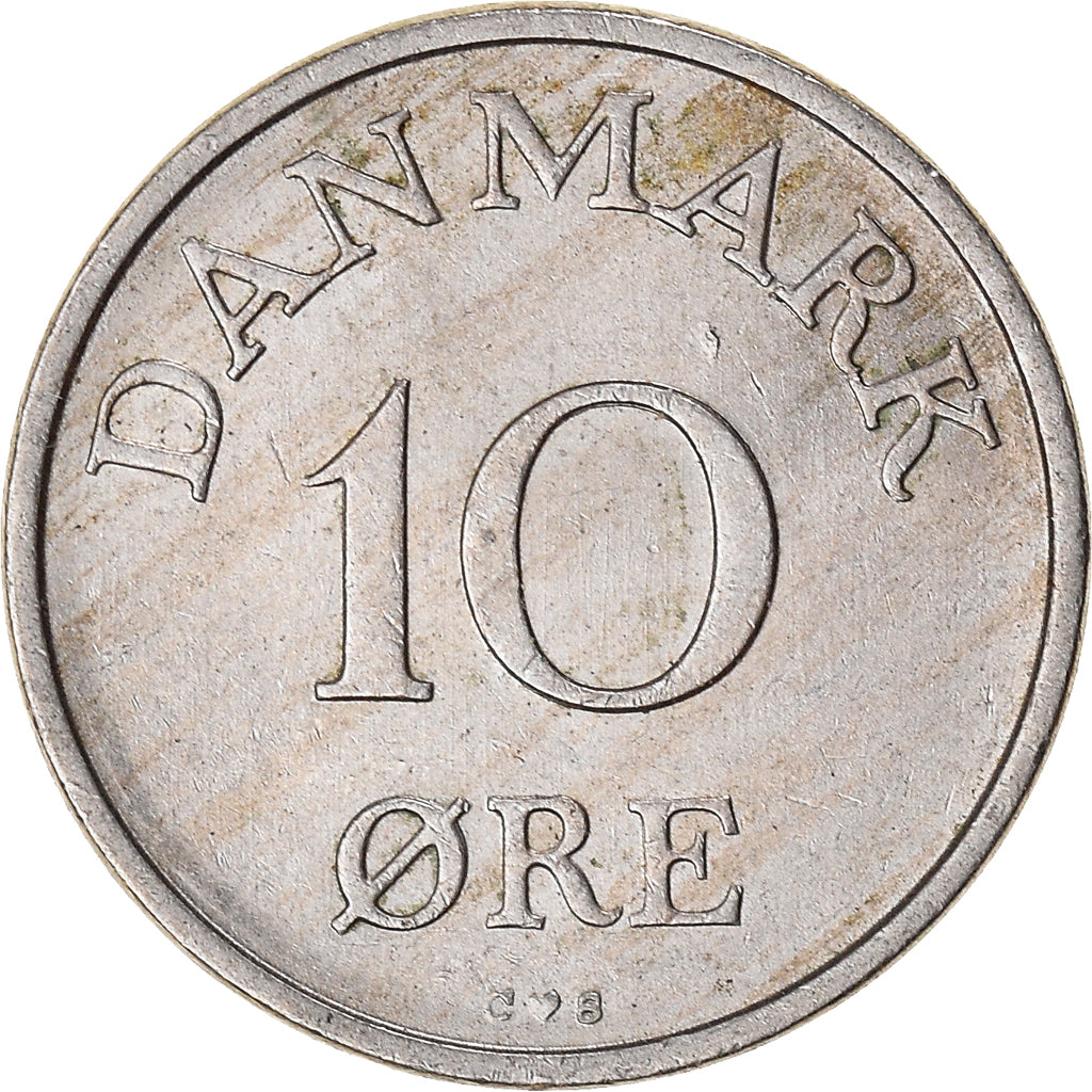 Coin, Denmark, 10 Öre, 1956