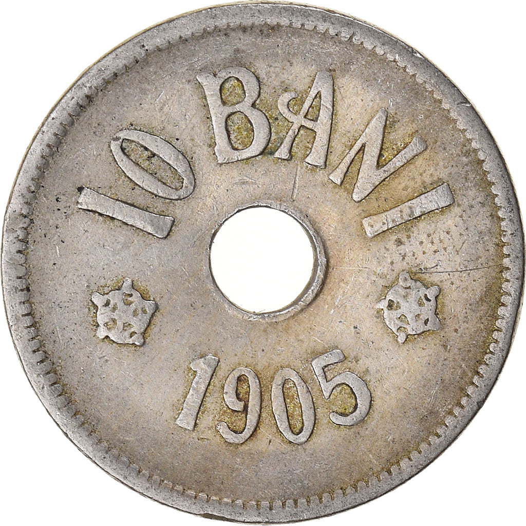 Monnaie, Roumanie, 10 Bani, 1905