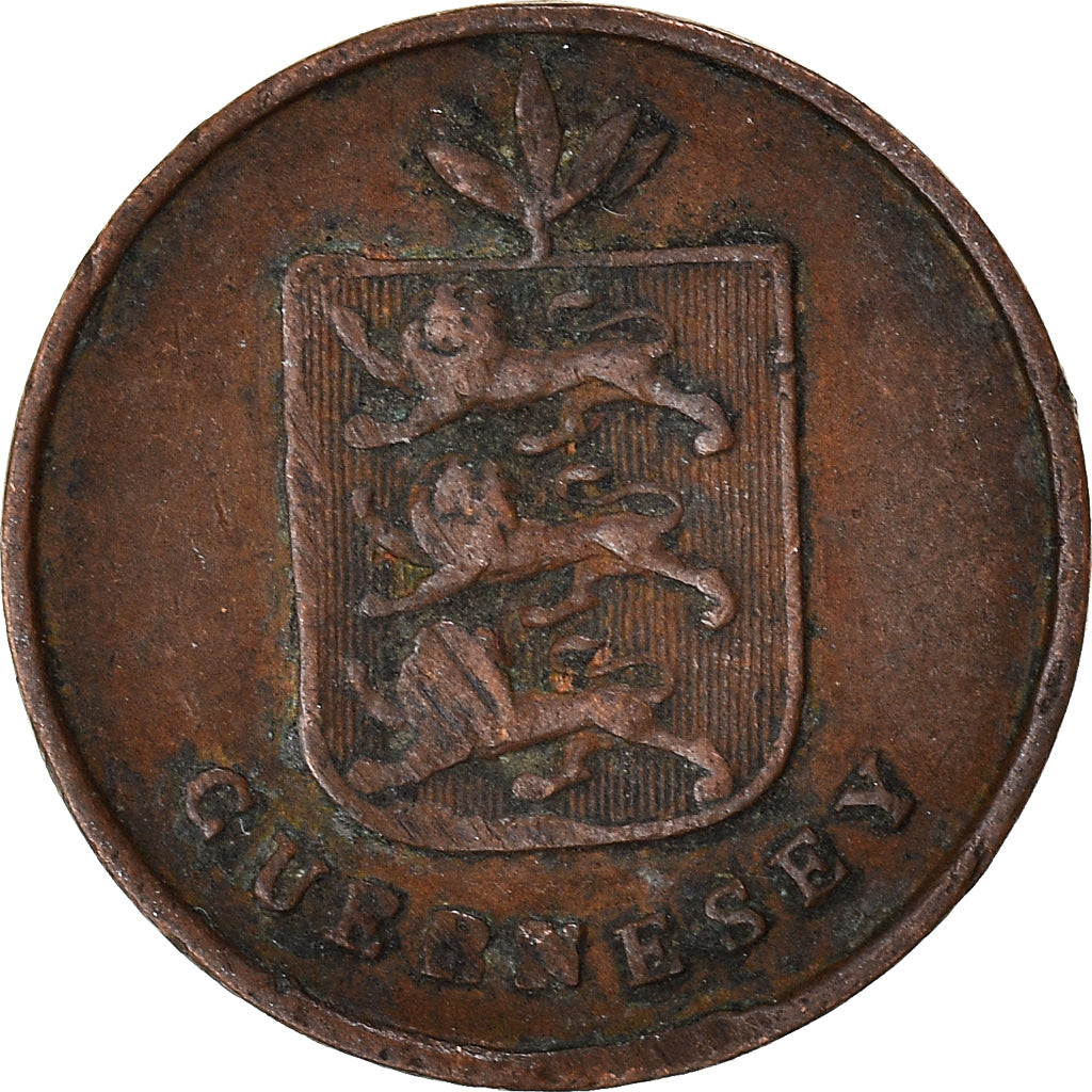 Monnaie, Guernesey, Double, 1830
