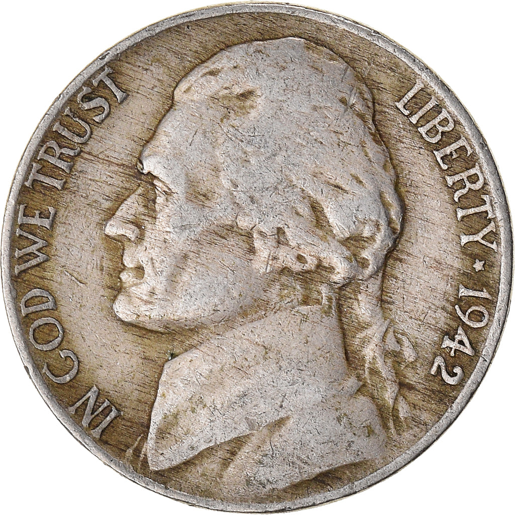 Munten, Verenigde Staten, 5 Cents, 1942