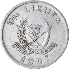 Munten, CONGO, DEMOCRATISCHE REPUBLIEK, Likuta, 1967