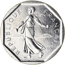 Moneta, Francia, 2 Francs, 1989