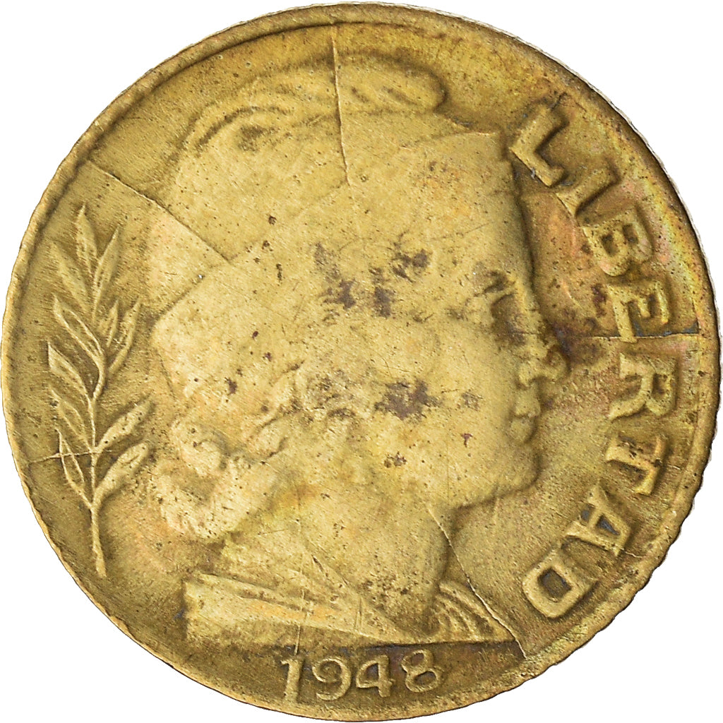 Coin, Argentina, 5 Centavos, 1948
